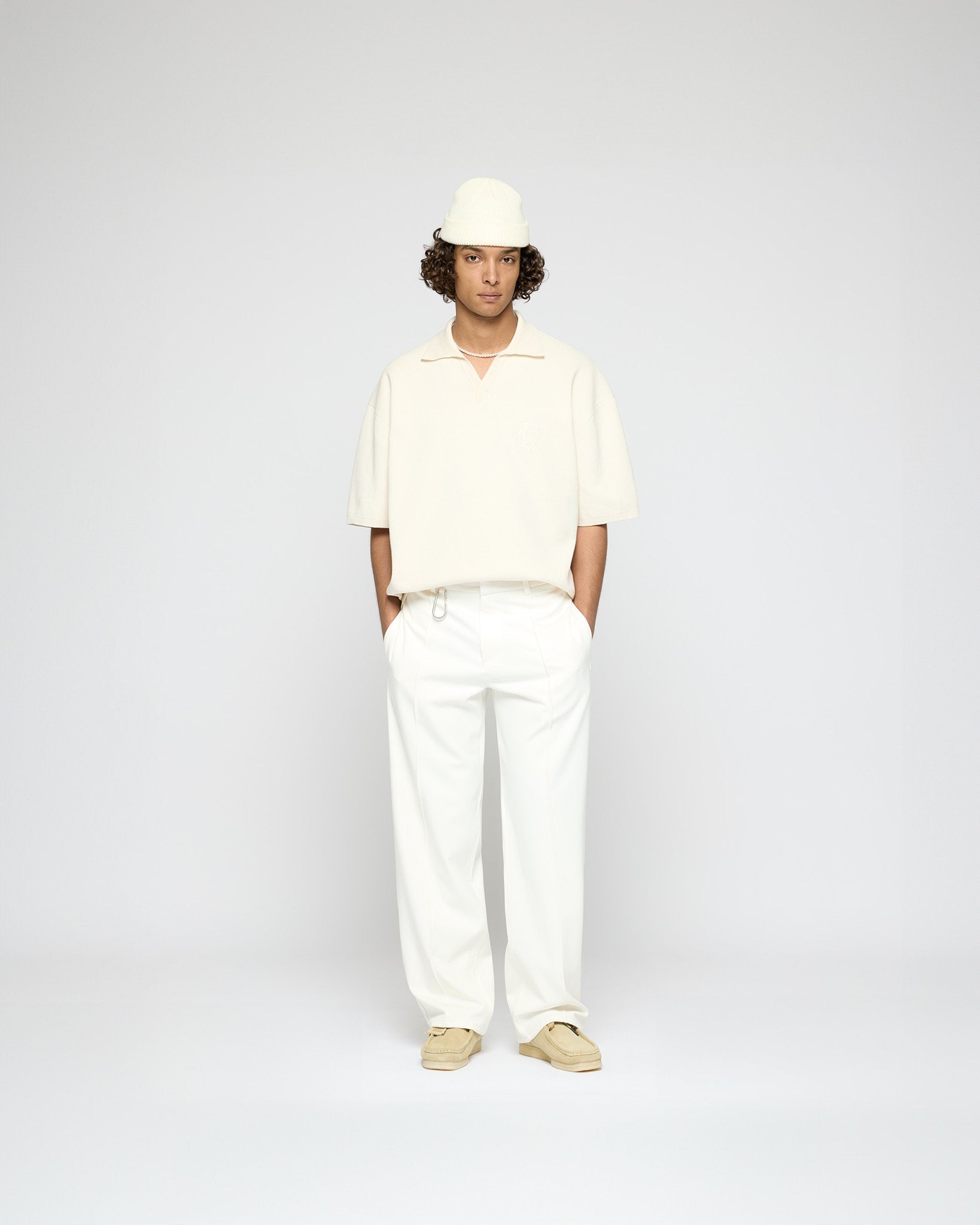 eightyfive-cropped-knit-polo-t-shirt-off-white-stickerei image 5