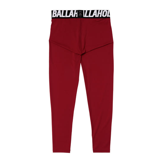 ballaholic-compression-long-tights-leggings-crimson image 2