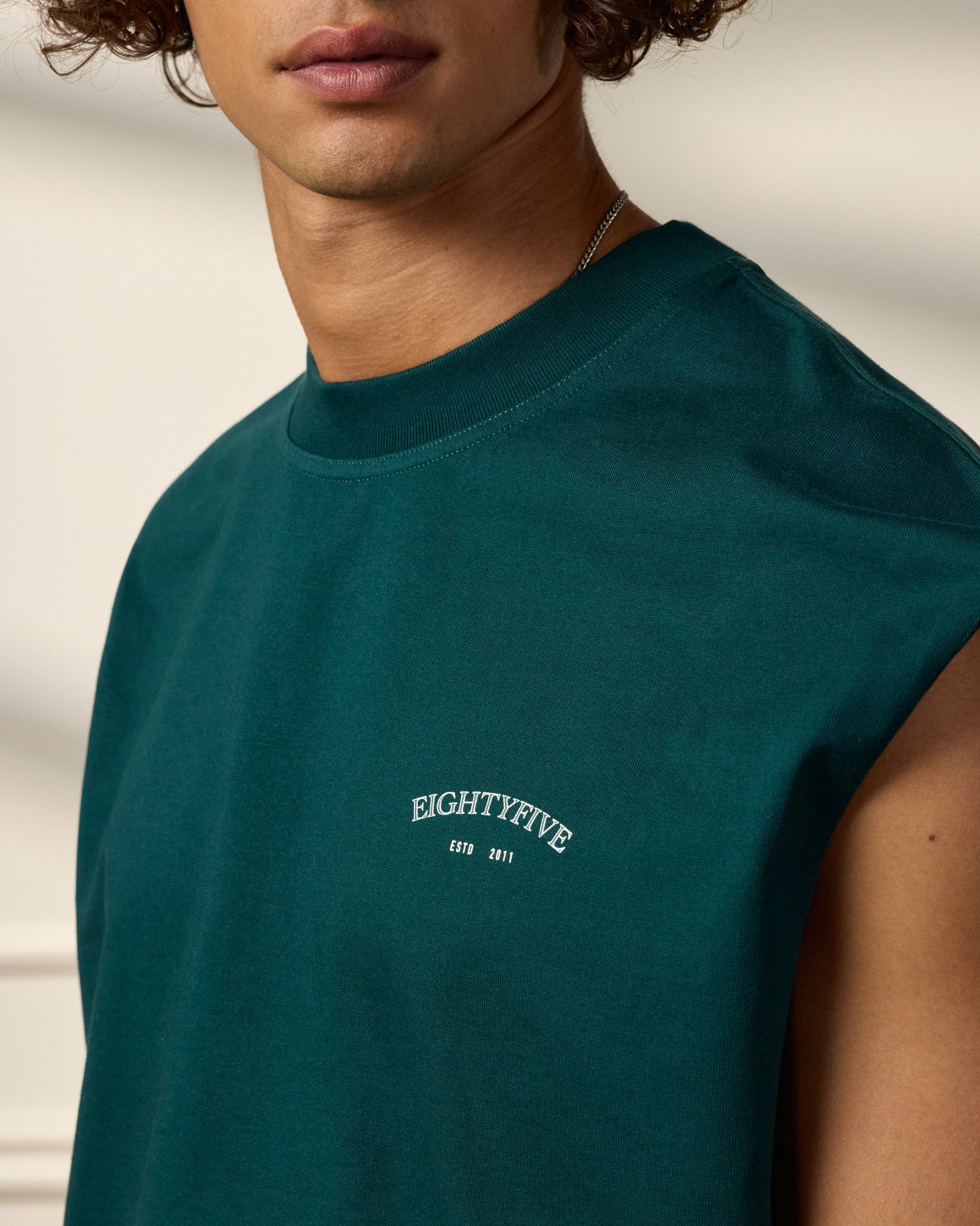 eightyfive-loose-tanktop-tanktop-pine-green-baumwolle image 7
