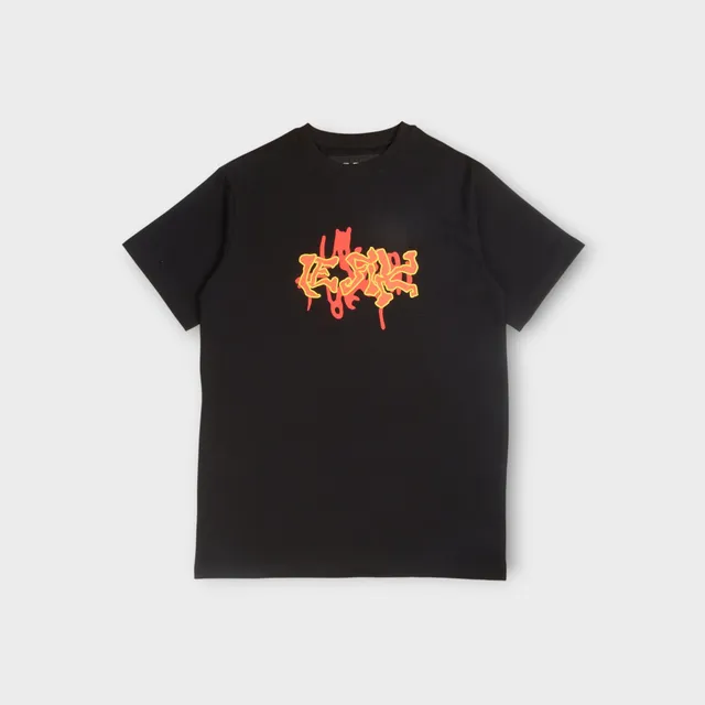 le-fix-toxic-t-shirt-schwarz-graffiti-print-baumwolle image 1