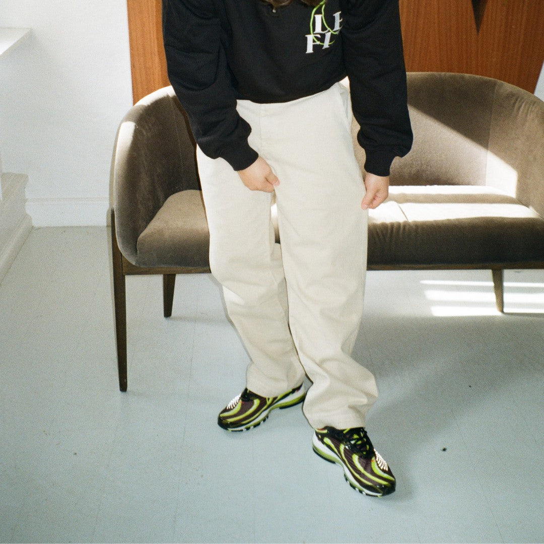 le-fix-sunny-chino-khaki-gerader-fit-baumwolle image 2
