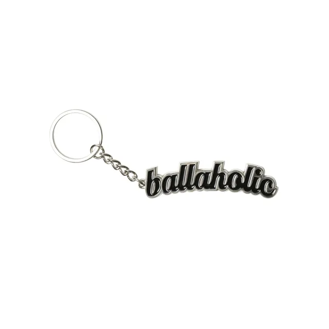ballaholic-logo-keychain-schl-sselanh-nger-silber image 1