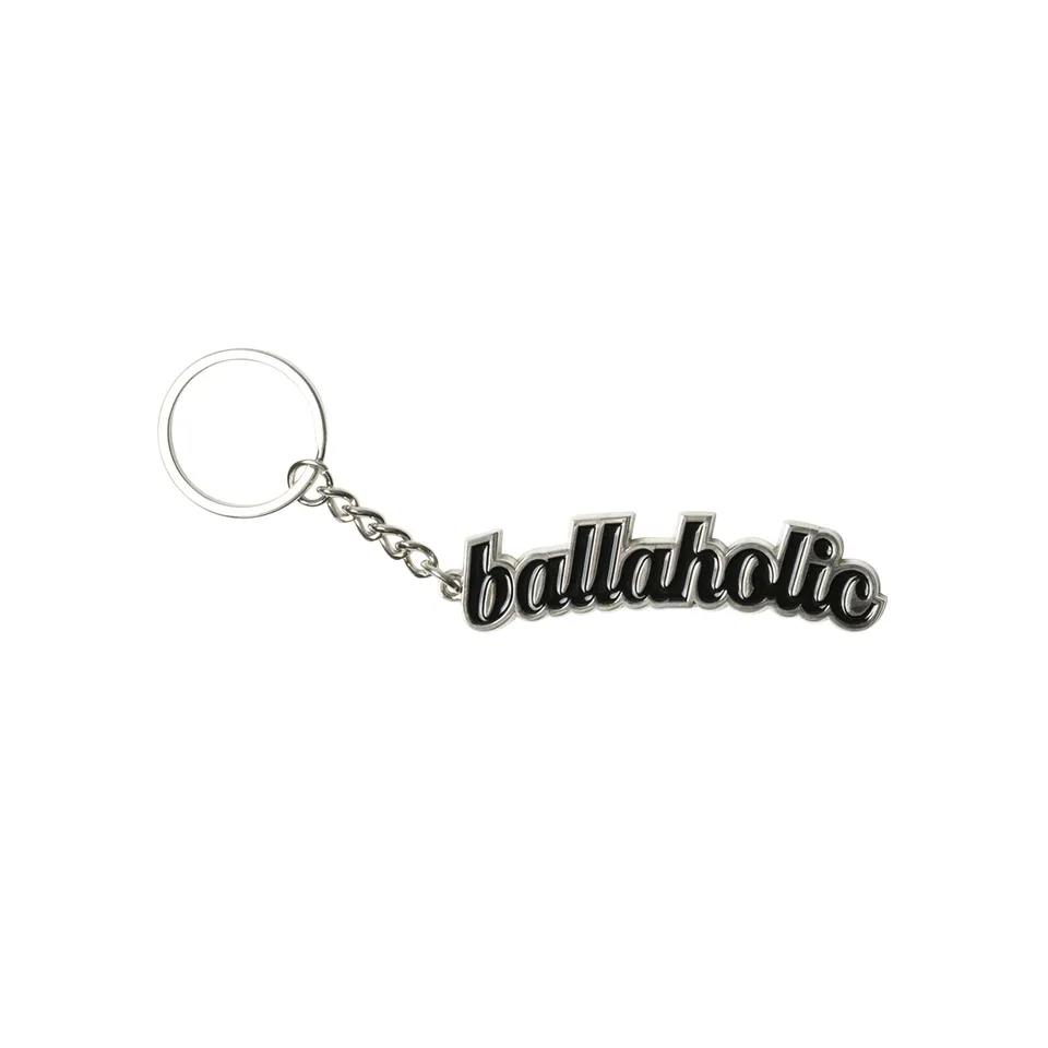 ballaholic-logo-keychain-schl-sselanh-nger-silber image 1