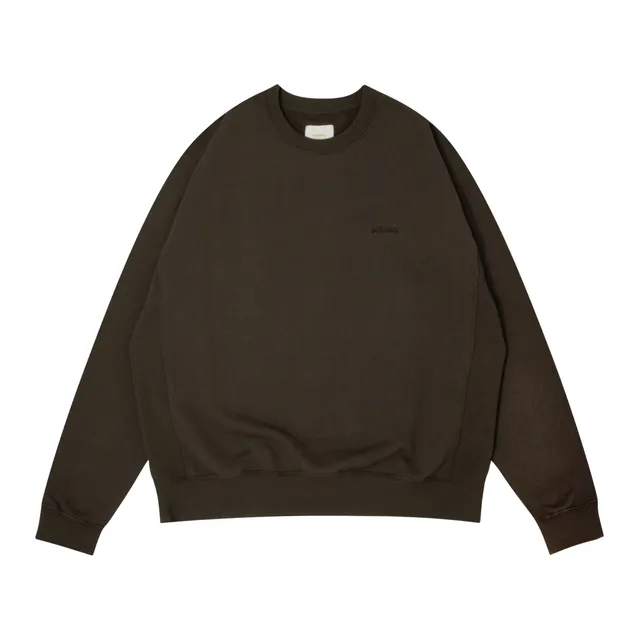 ballaholic-tops-small-logo-sweatshirt-braun-chocolate image 1