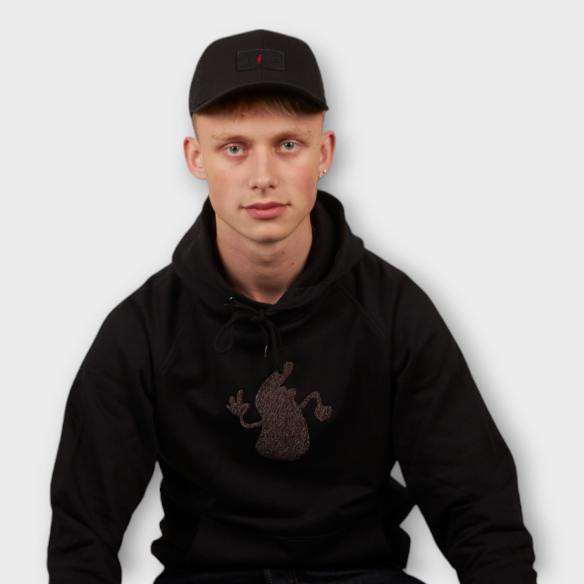 le-fix-lightning-trucker-cap-schwarz-bestickt image 2