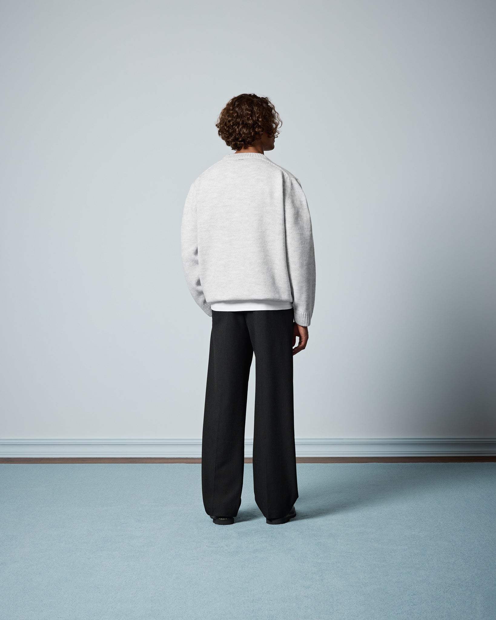 eightyfive-crew-neck-sweater-pullover-hellgrau-meliert image 6