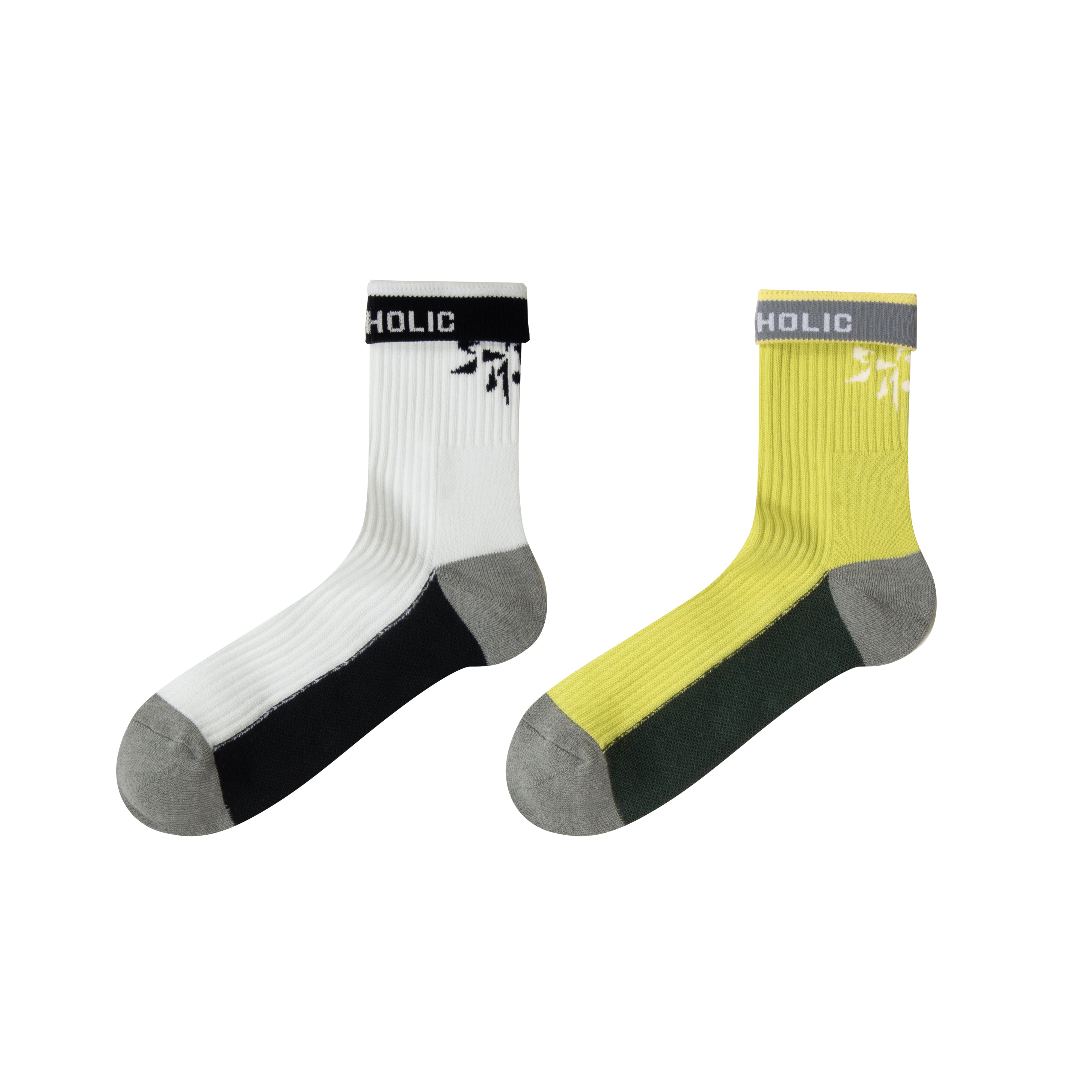 ballaholic-streetmove-2-pack-socken-wei-lime-green-sportsocken image 2