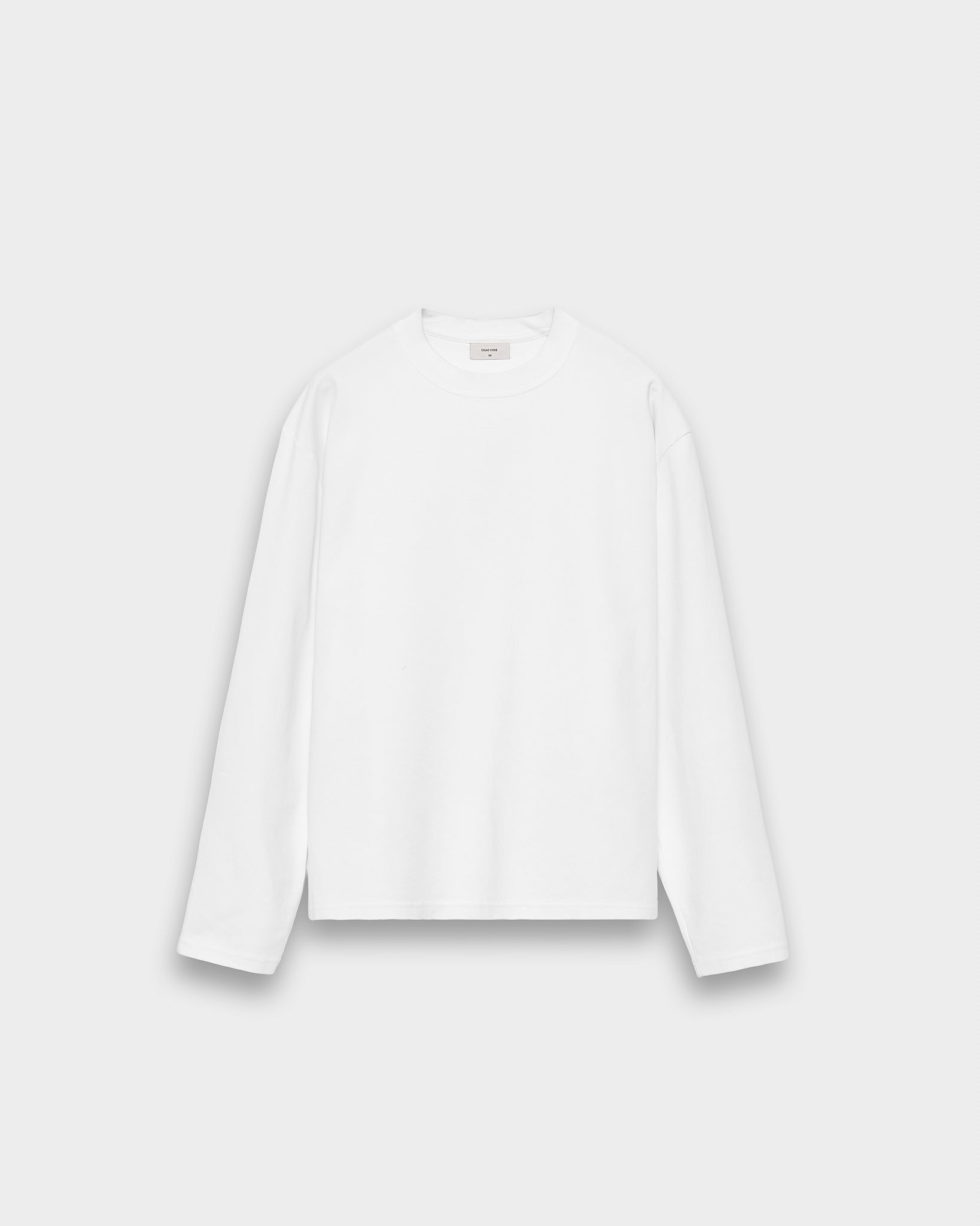 eightyfive-signature-longsleeve-langarmshirt-white-baumwolle image 1