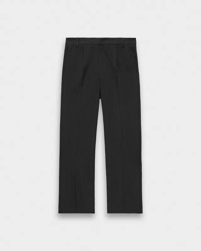 eightyfive-bottoms-signature-tailored-pants-black-pinstripe image 1