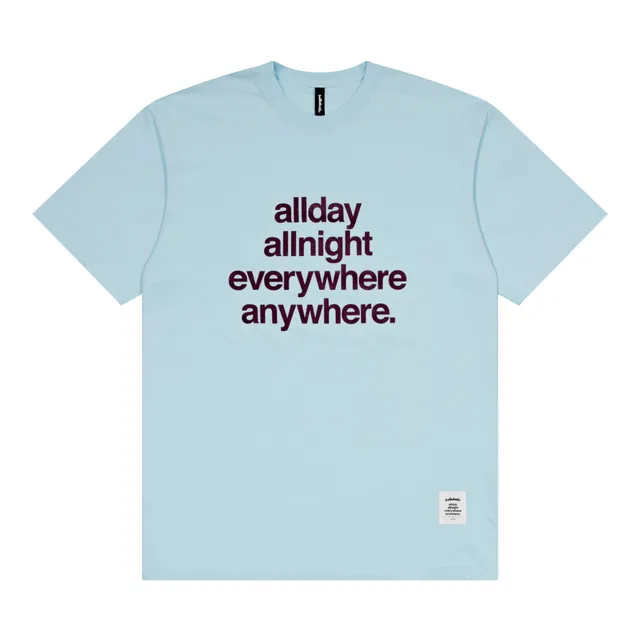 ballaholic-concept-tee-t-shirt-hellblau-dunkelrot image 1