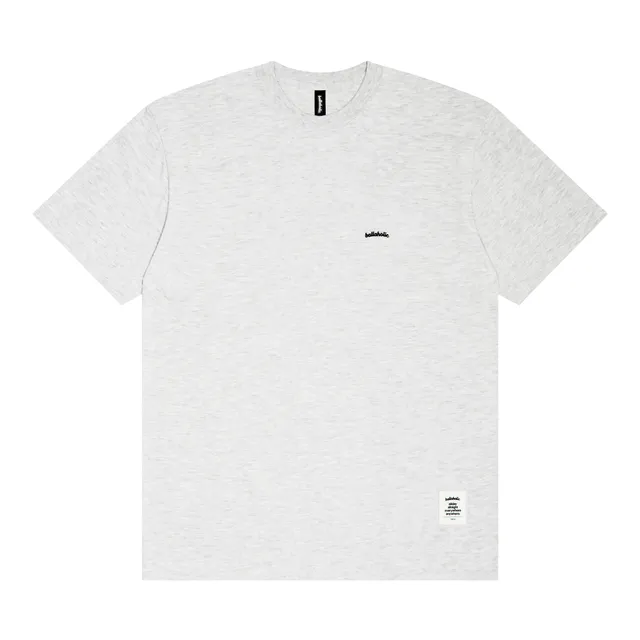 ballaholic-cotton-tees-micro-logo-tee-t-shirt-ash image 1