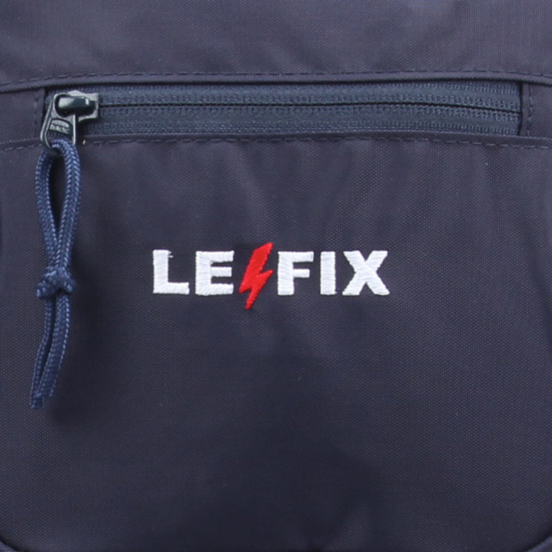 le-fix-skuldertaske-schultertasche-navy-nylon-wasserdicht image 3