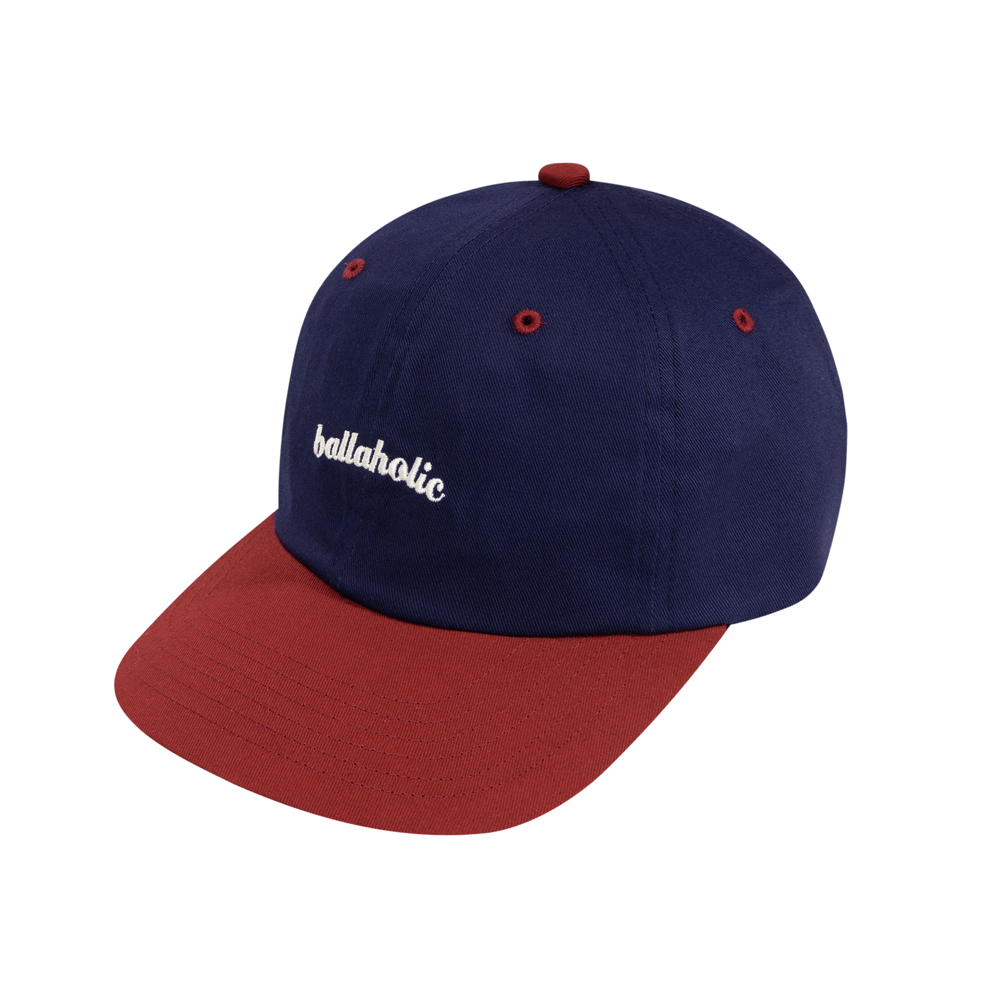 ballaholic-headwears-logo-6p-cap-navy-t-shirt-no-cap image 3