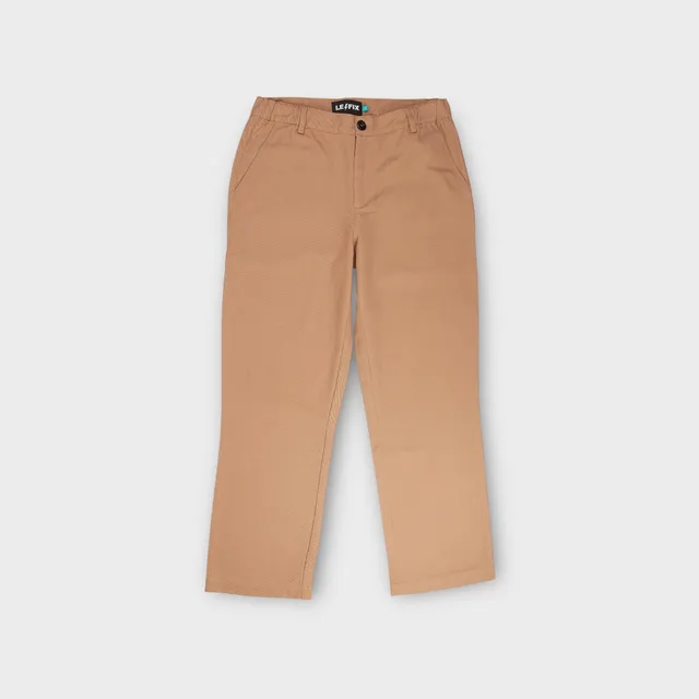 le-fix-hill-pants-stoffhose-dark-beige-loose-fit image 1