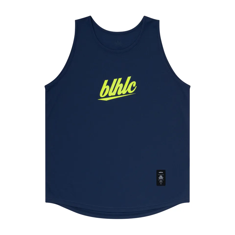 ballaholic-3d-net-blhlc-tank-top-navy-lime-grau-custom image 1