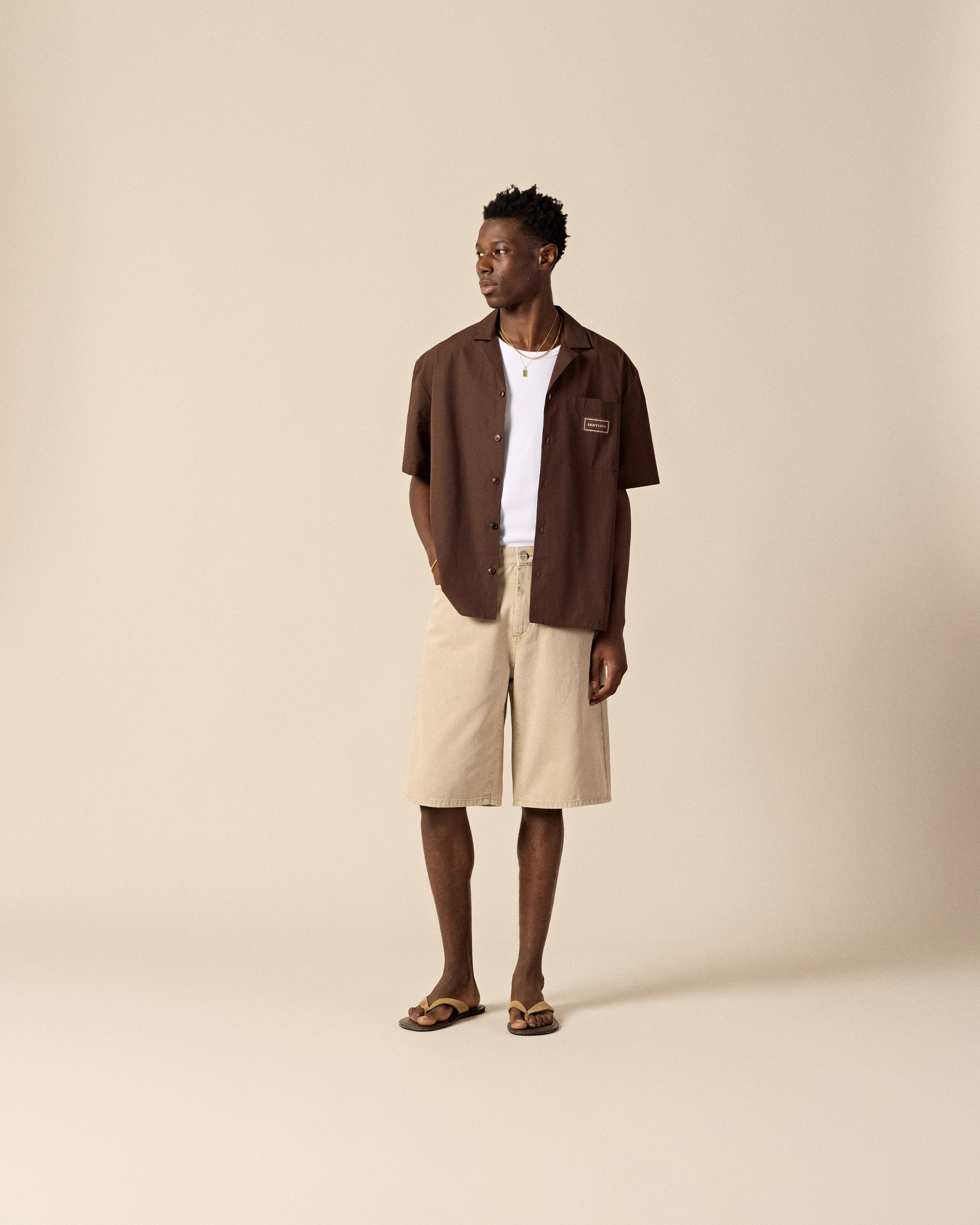 eightyfive-tops-resort-shirt-hemd-brown-m image 4