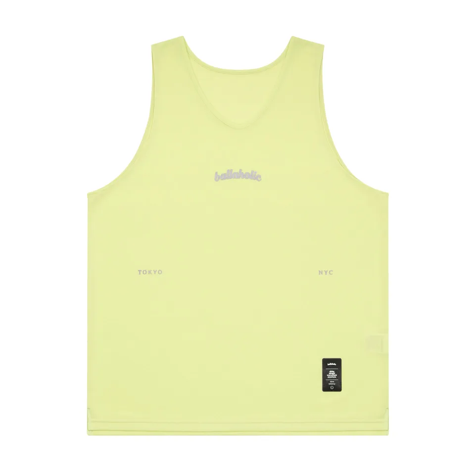 ballaholic-w-face-tank-top-tanktop-lime-cream image 1