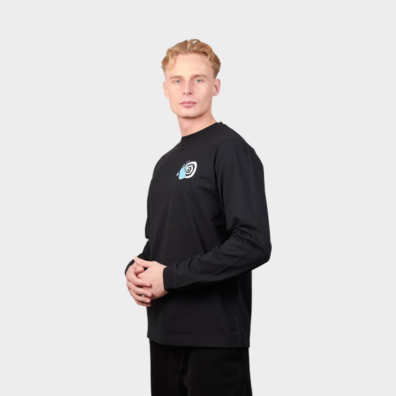 le-fix-cosmic-kaj-langarmshirt-longsleeve-schwarz-print image 4