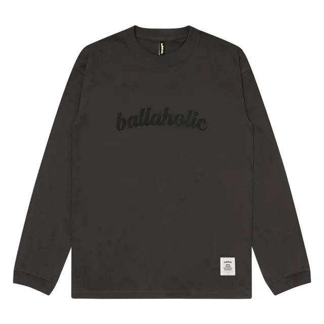 ballaholic-logo-long-tee-langarmshirt-sumi-black image 1