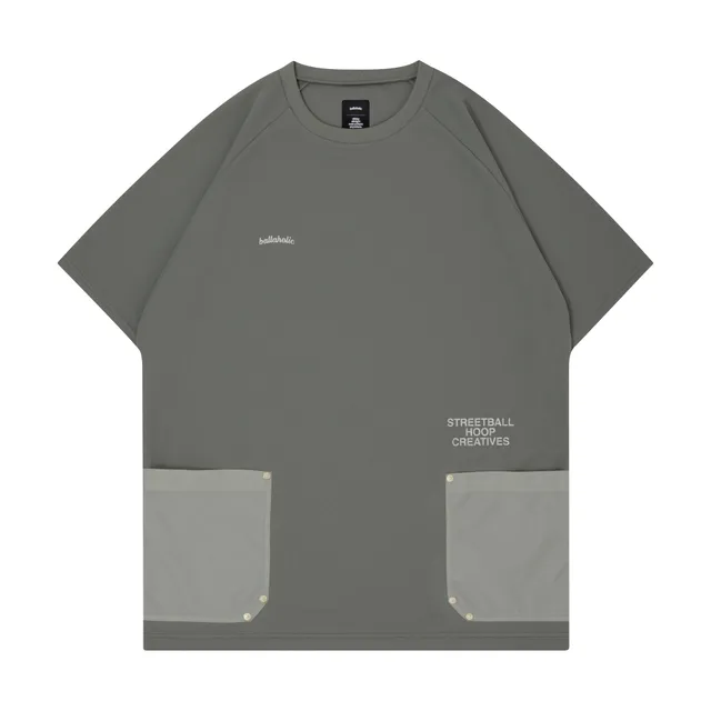 ballaholic-shc-tool-pocket-cool-tee-t-shirt-charcoal-gray-reflektorprint image 1