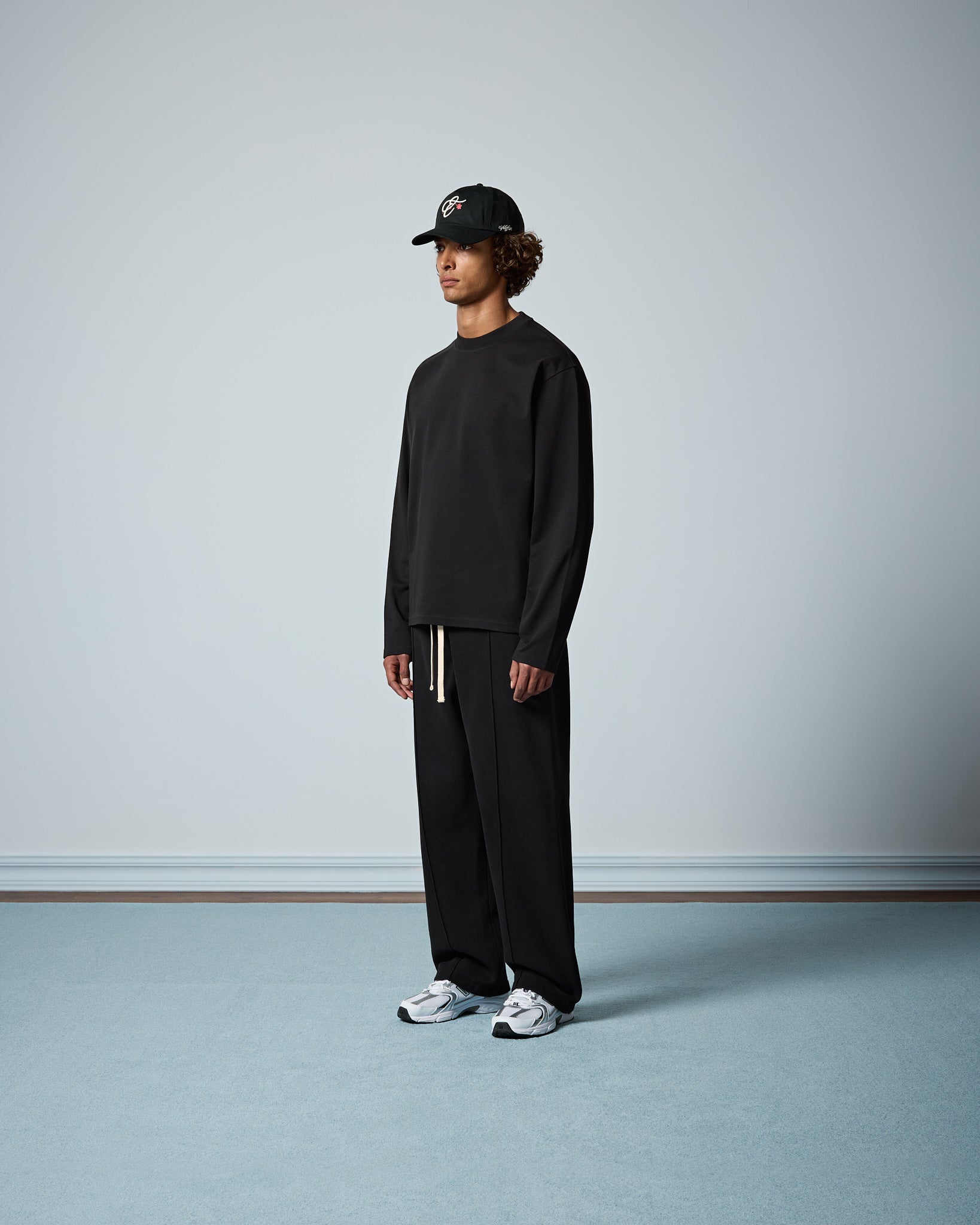 eightyfive-signature-longsleeve-shirt-schwarz-baumwolle image 5