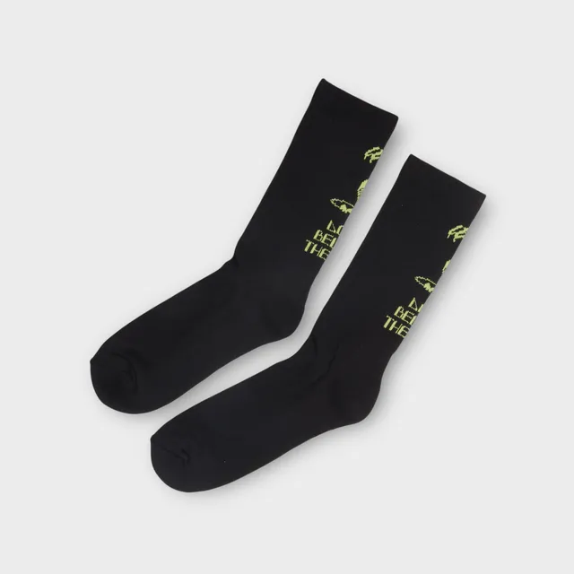 le-fix-dbth-tennissocken-socken-schwarz-neon-grafik image 1