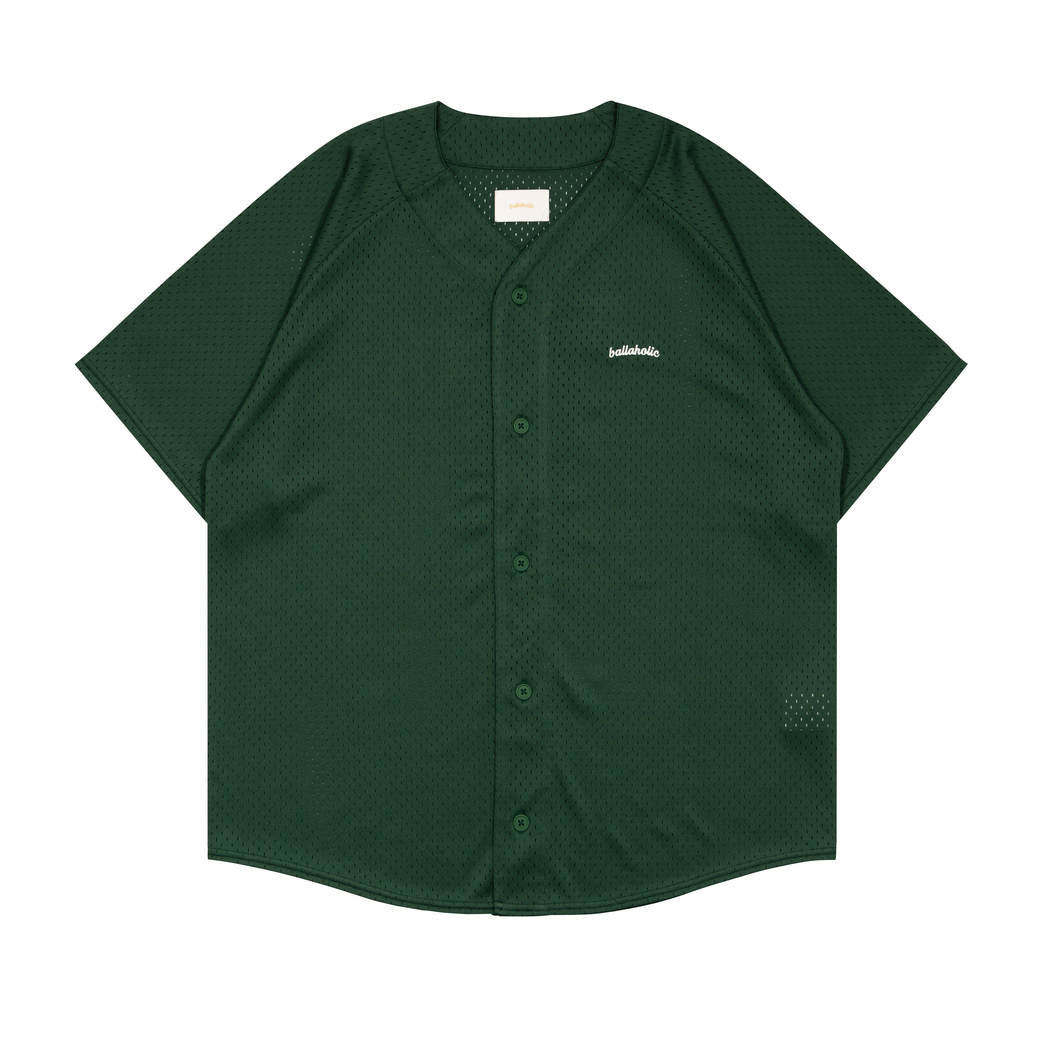 ballaholic-tops-logo-mesh-bb-shirt-mesh-trikot-dark-green image 1