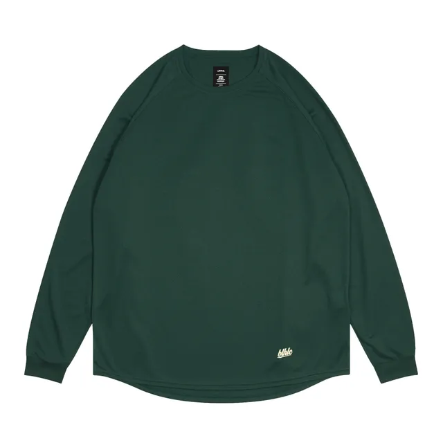 ballaholic-blhlc-cool-long-tee-dark-green-ivory image 1