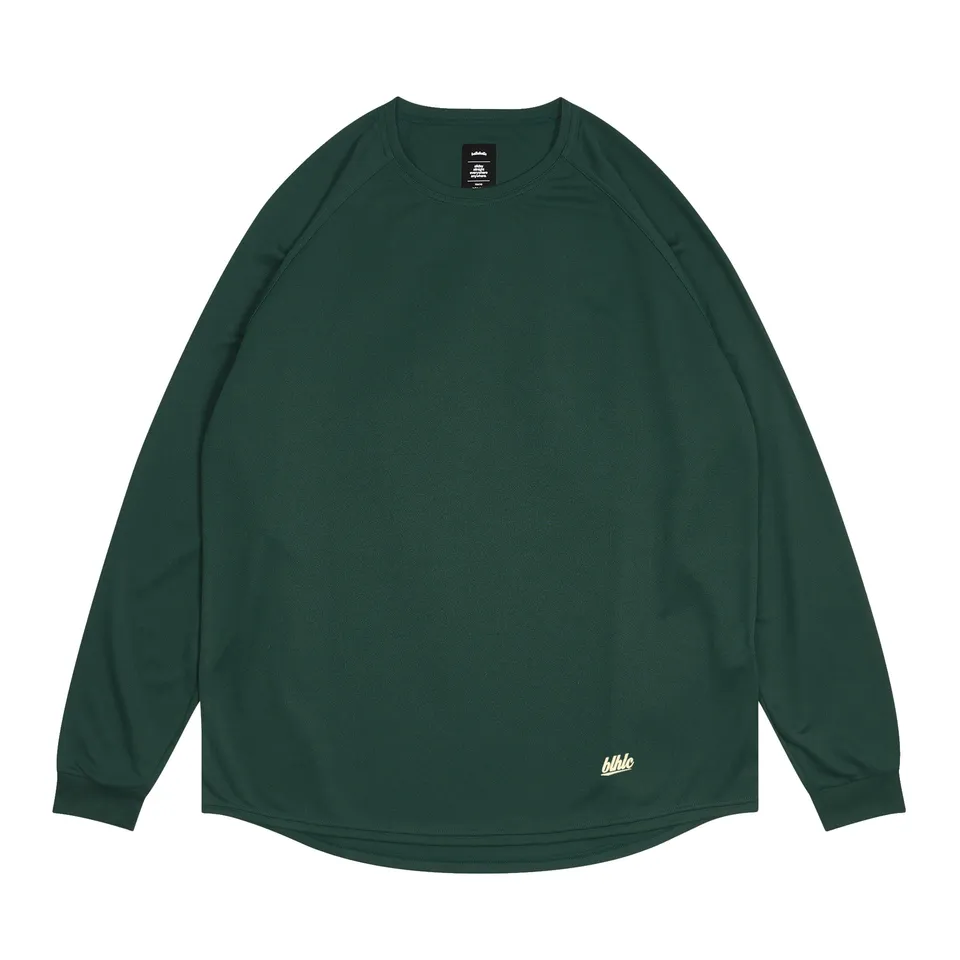 ballaholic-blhlc-cool-long-tee-dark-green-ivory image 1