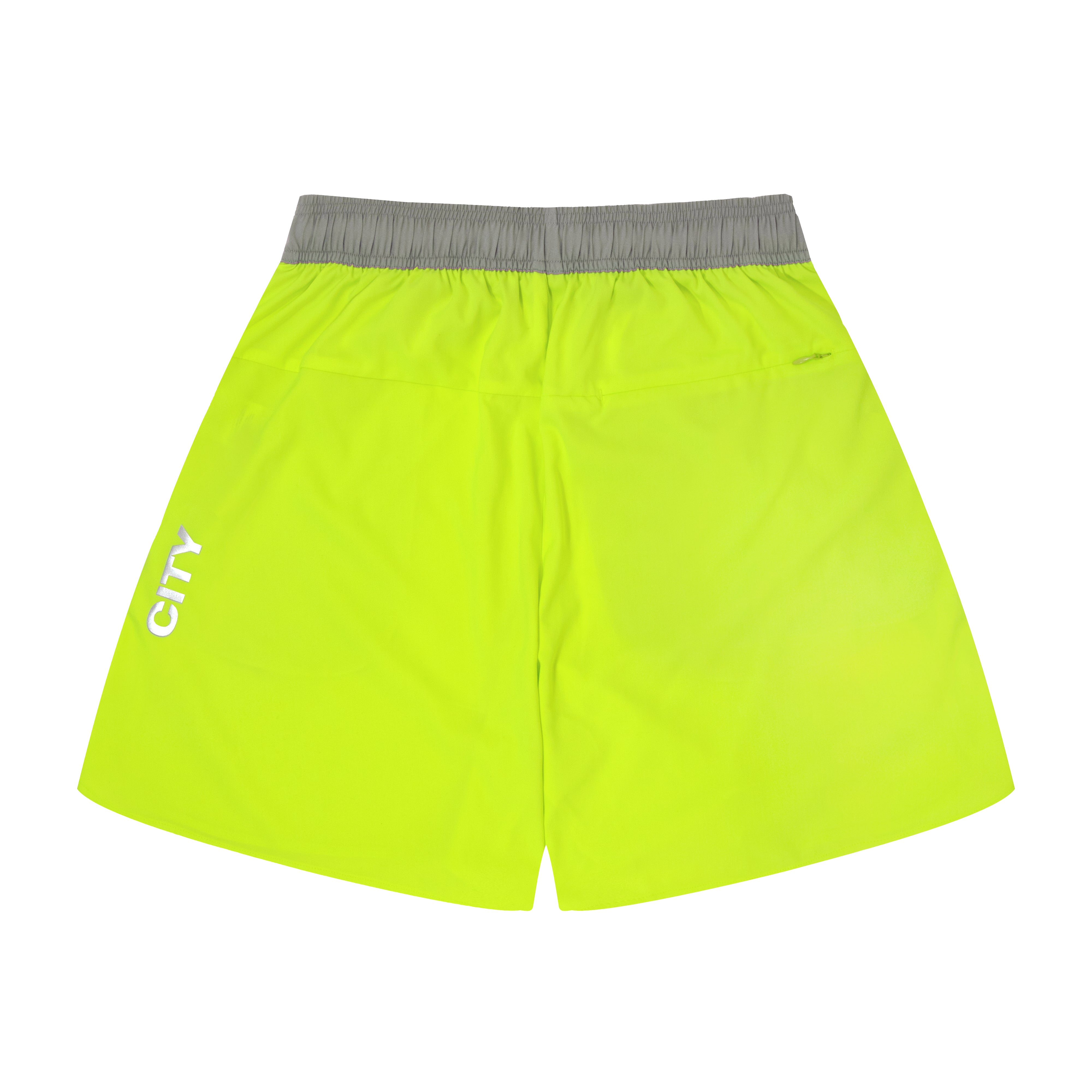 ballaholic-neighborhood-zip-shorts-neongelb-reissverschluss image 2
